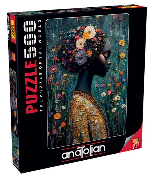 Puzzle, Anatolian, Frumoasă Fată Africană, 500 de piese