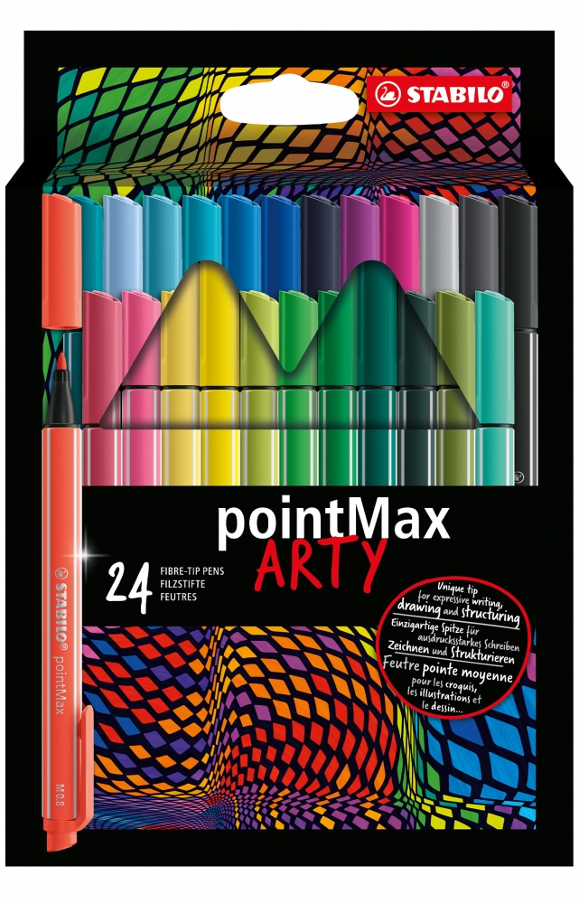 Set carioci, Stabilo, pointMax Arty, 24 culori