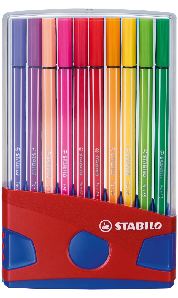 Set 20 carioci Stabilo Pen 68 ColorParade, Liliac