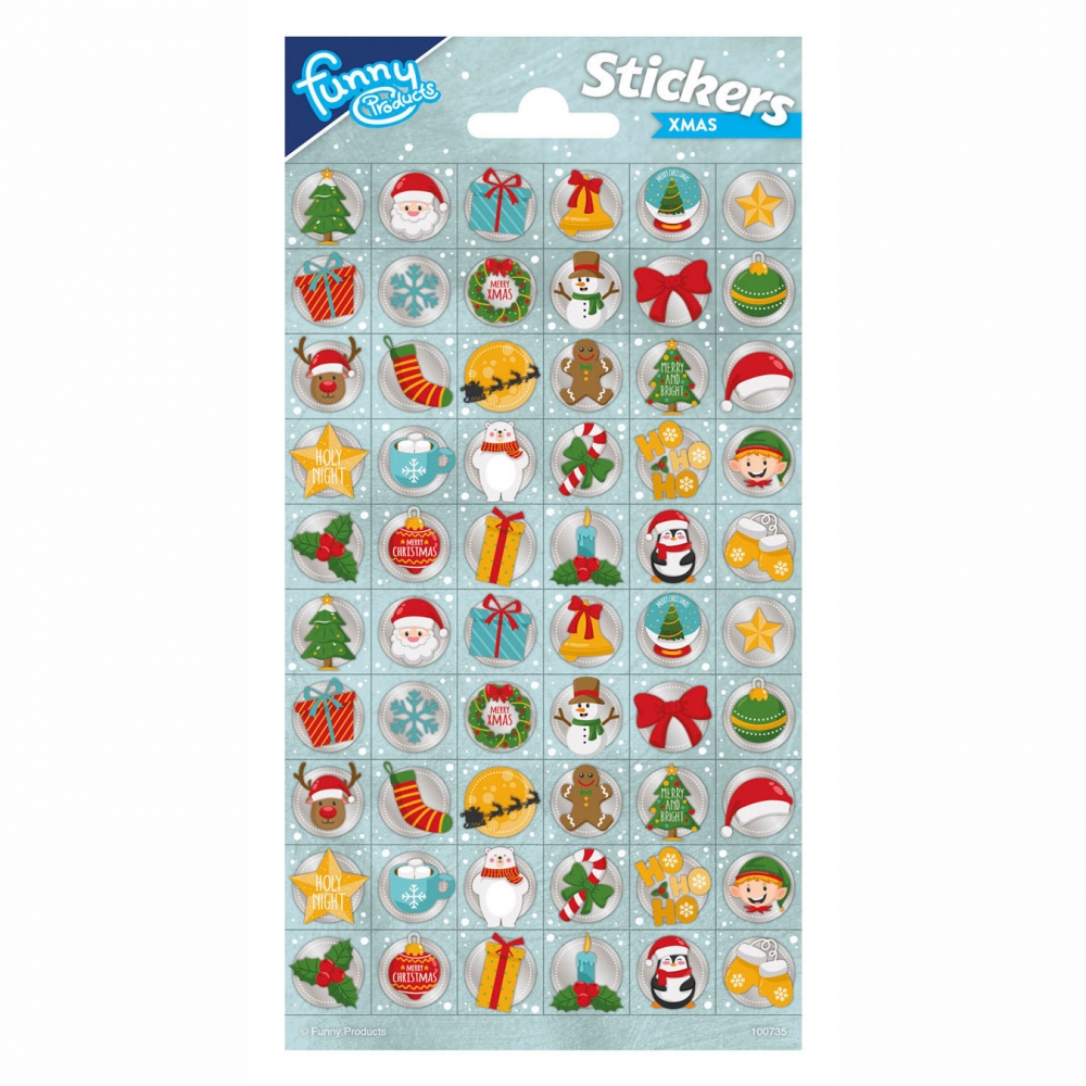 Autocolante, Totum, Christmas, 60 piese