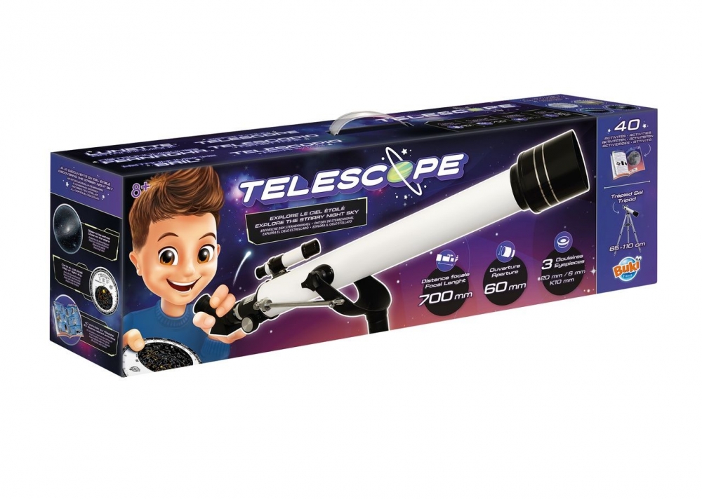 Jucarie educativa, Buki, Telescop, 40 de activitati