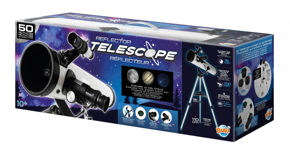 Jucărie educativă, Buki France, Telescop reflector, 50 de activități