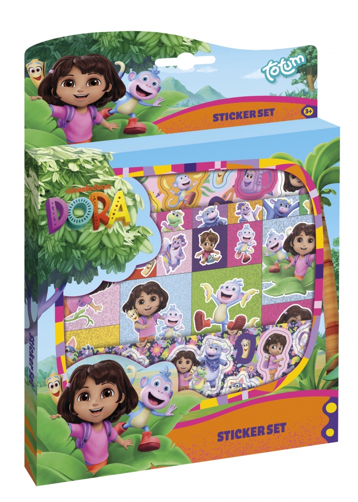 Set de autocolante, Totum, Dora, 4 părți