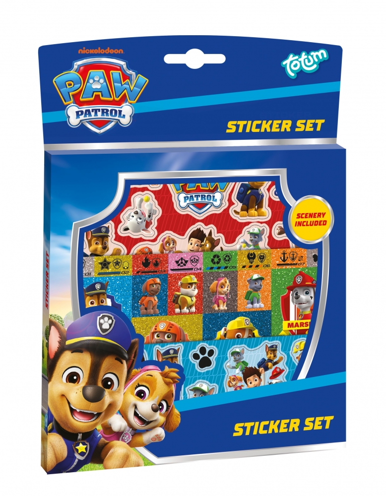 Set 50 stickere, Totum, cu Paw Patrol