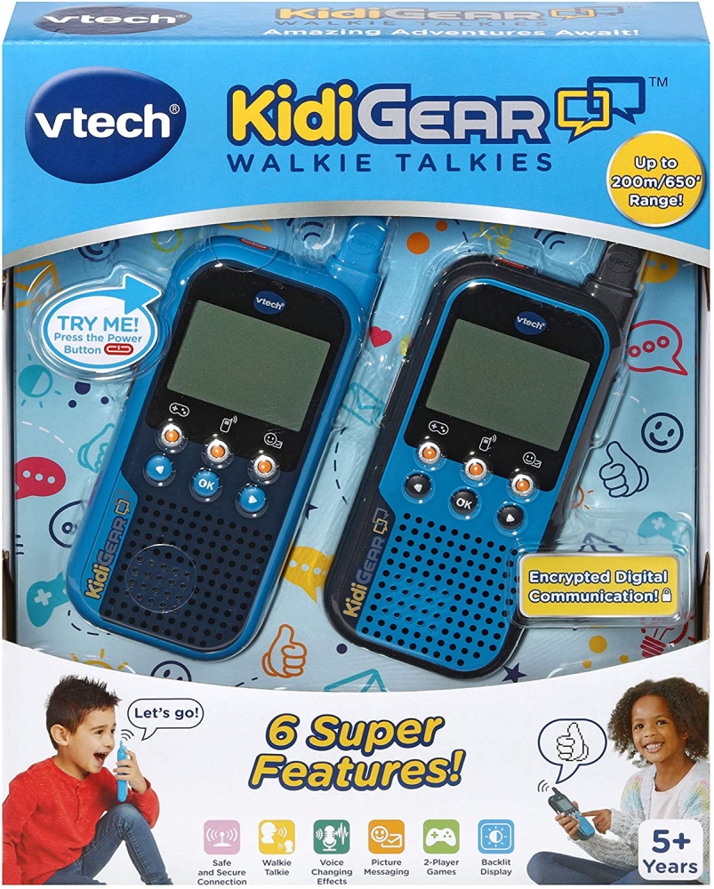 Jucărie interactivă, Vtech, walkie-talkie, albastră