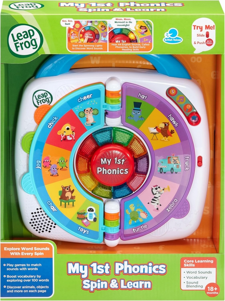 Jucărie interactivă, Vtech, Leap Frog, Prima mea fonetică, Spin and Learn