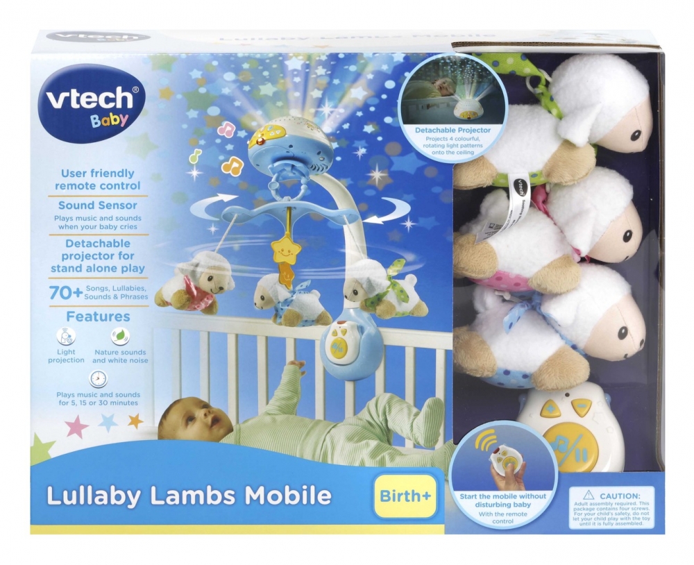Carusel muzical, Vtech, Lamb, 4.5 x 19.5 x 14 cm