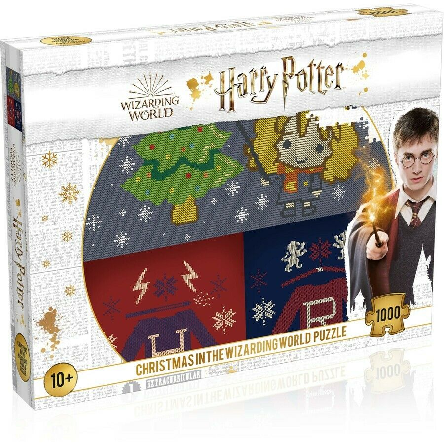 Puzzle Winning Moves din 1000 de piese - Harry Potter si Craciunul in lumea fermecata