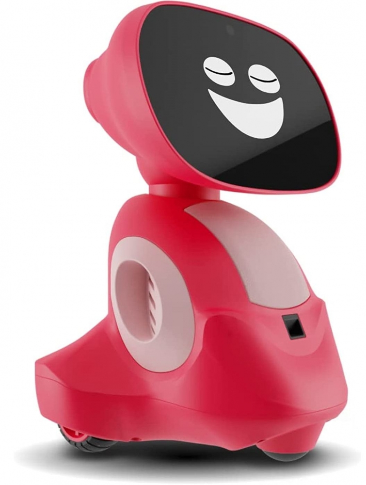 Robot AI pentru copii, Miko 3, educatie STEM, ecran tactil, camera HD cu unghi larg, rosu