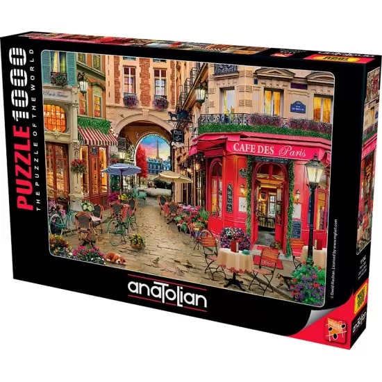Puzzle, Anatolian, O cafenea in Paris, 1000 piese