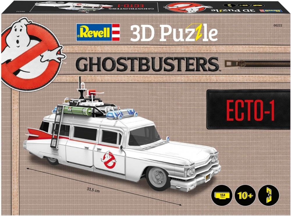 Puzzle, Revell, Ghostbusters Ecto-1 3D, 120 piese