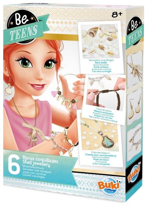 Trusa creativa, Buki France, bricolaj, bijuterii Seashell