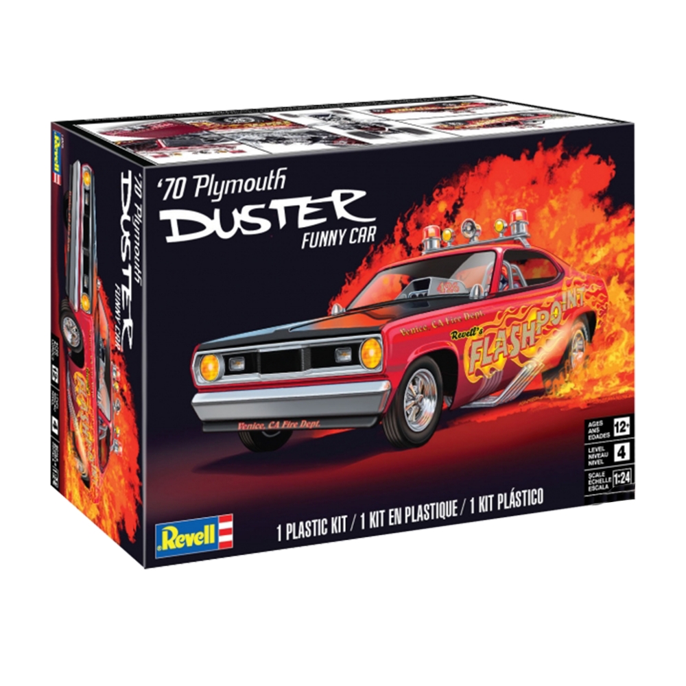 Automodel de construit, Revell, Plymouth Duster 1970, 100 piese