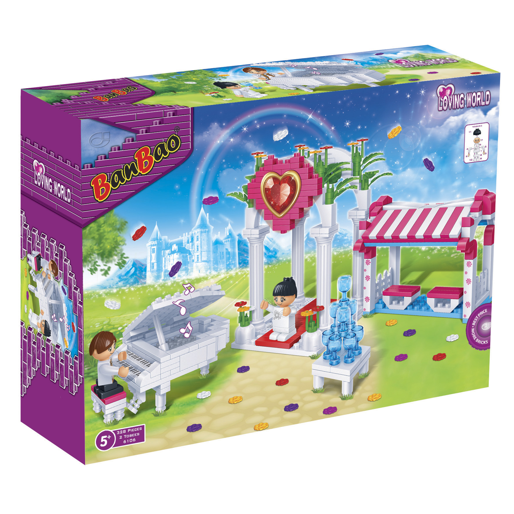 Constructor Ban Bao - Wedding gazebo - 328 parts