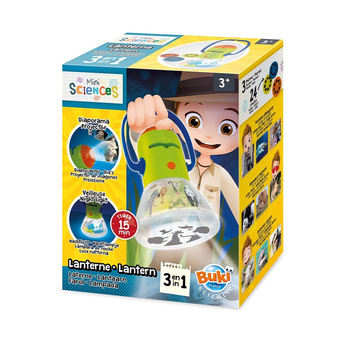 Interactive toy, Buki France, Mini Science, Lantern 3 in 1