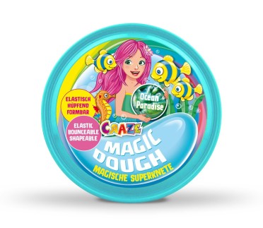 Magical multi-colored modeling clay, Craze, Mermaids, 80 g.