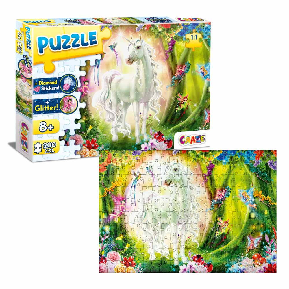 Puzzle 200 pieces - Magic forest