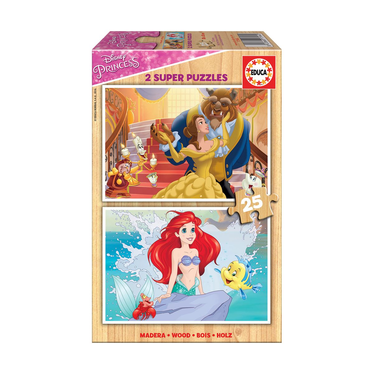 Disney princesses - puzzle 2x25 pieces
