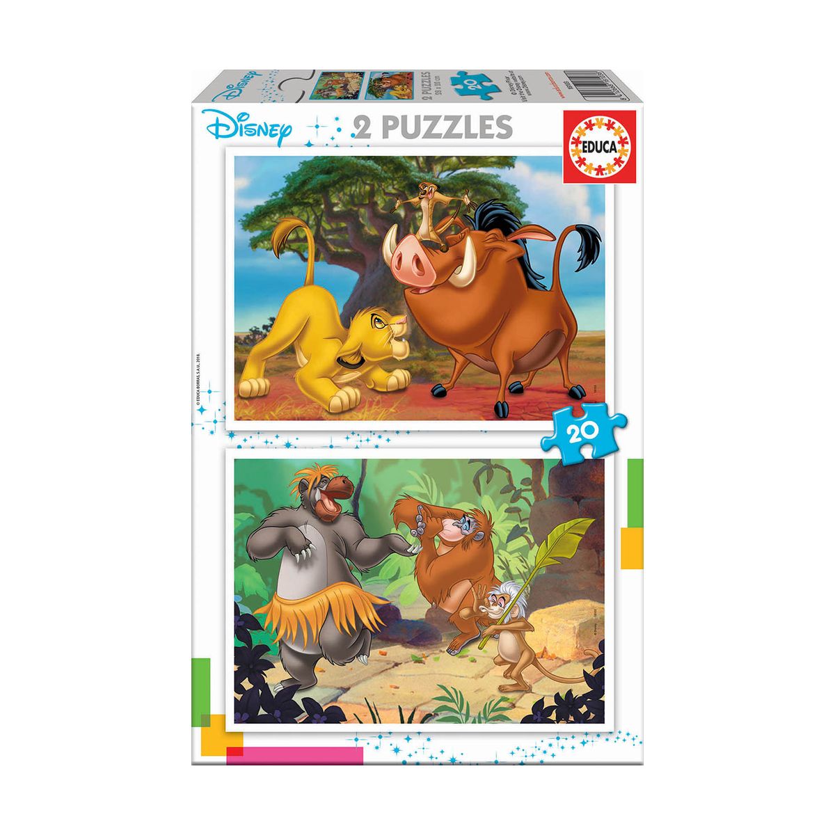 Disney and friends - puzzle 2x20 pieces