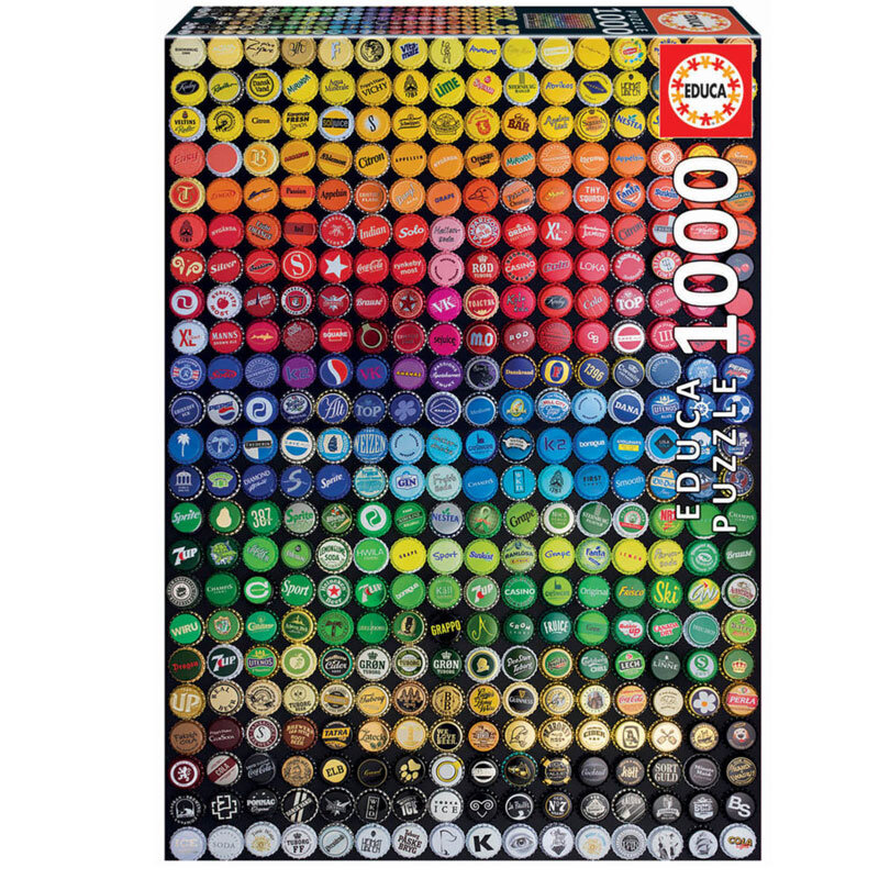 Puzzle, Educa, Colaj de șepci, 1000 de piese