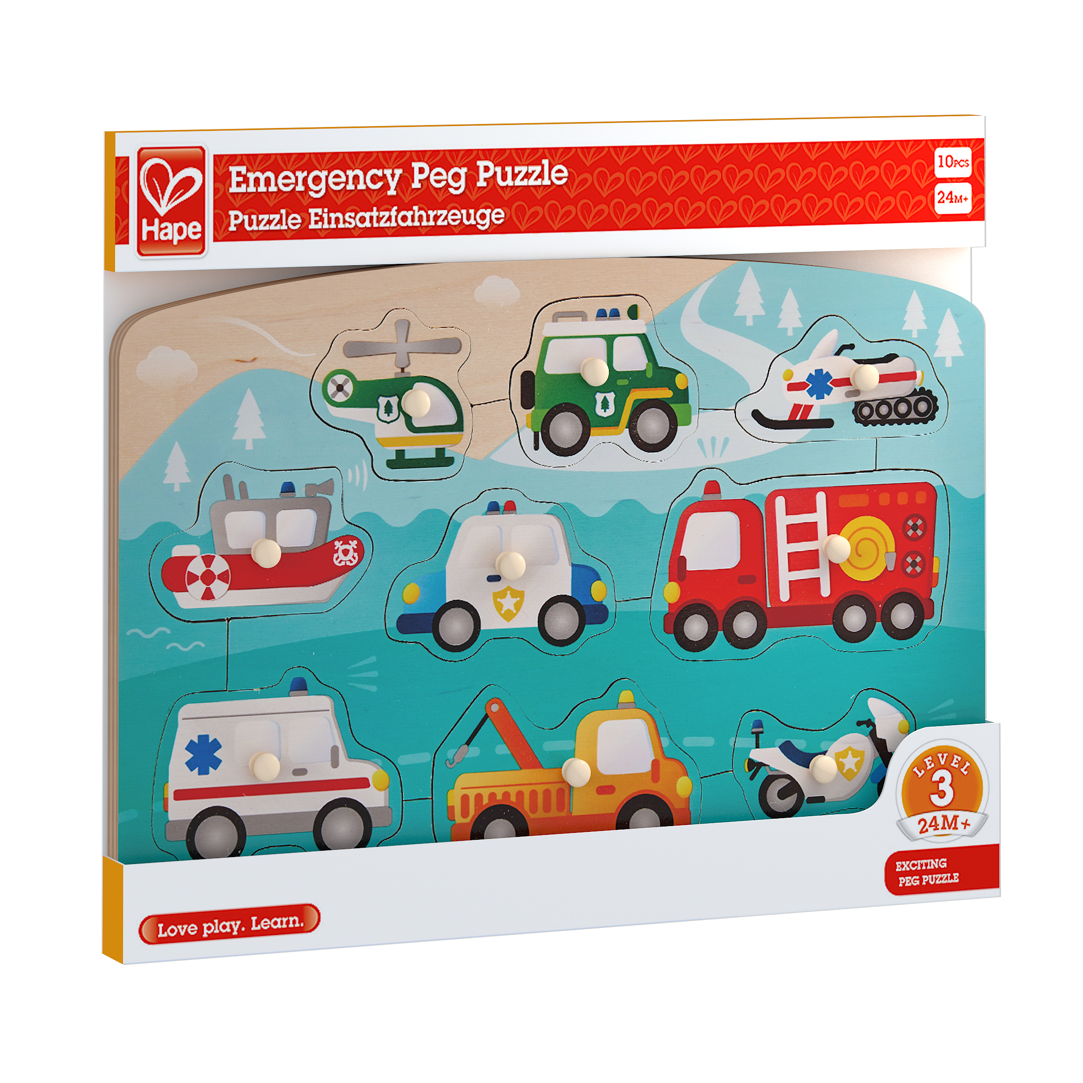 Дървен пъзел, Hape, Спешна помощ, 10 части