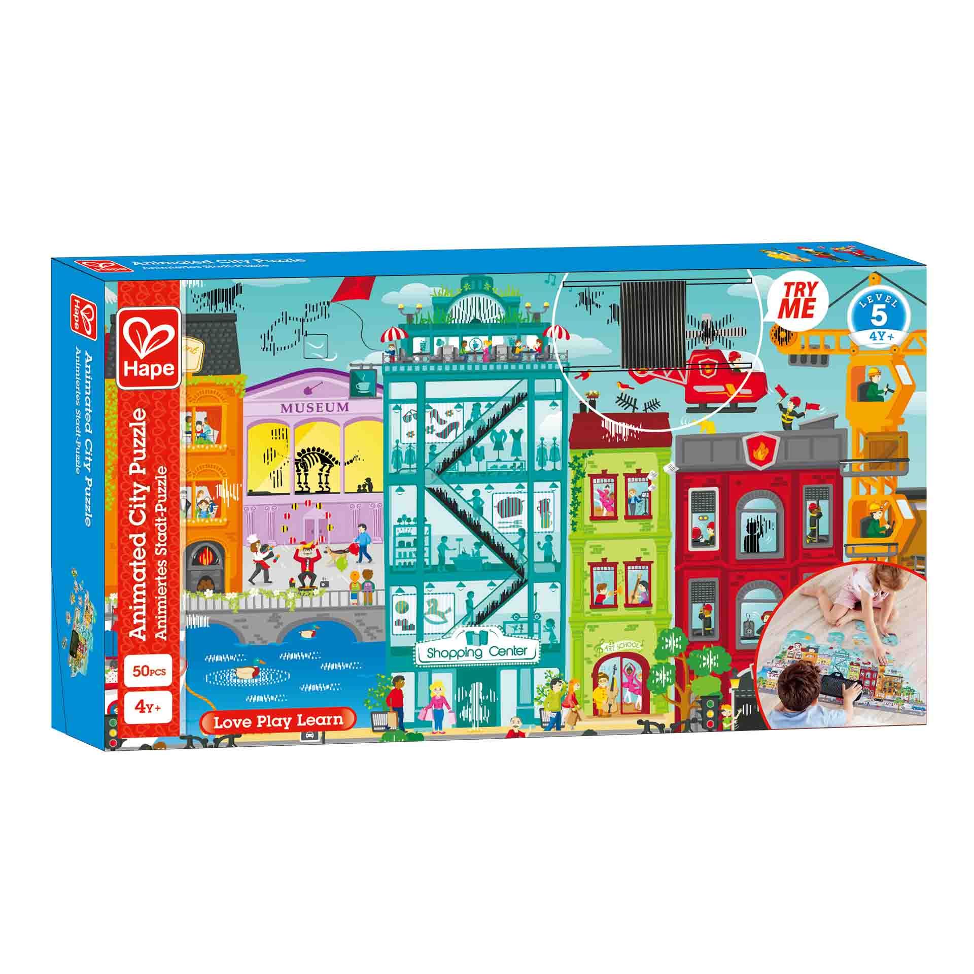 Animated city - puzzle