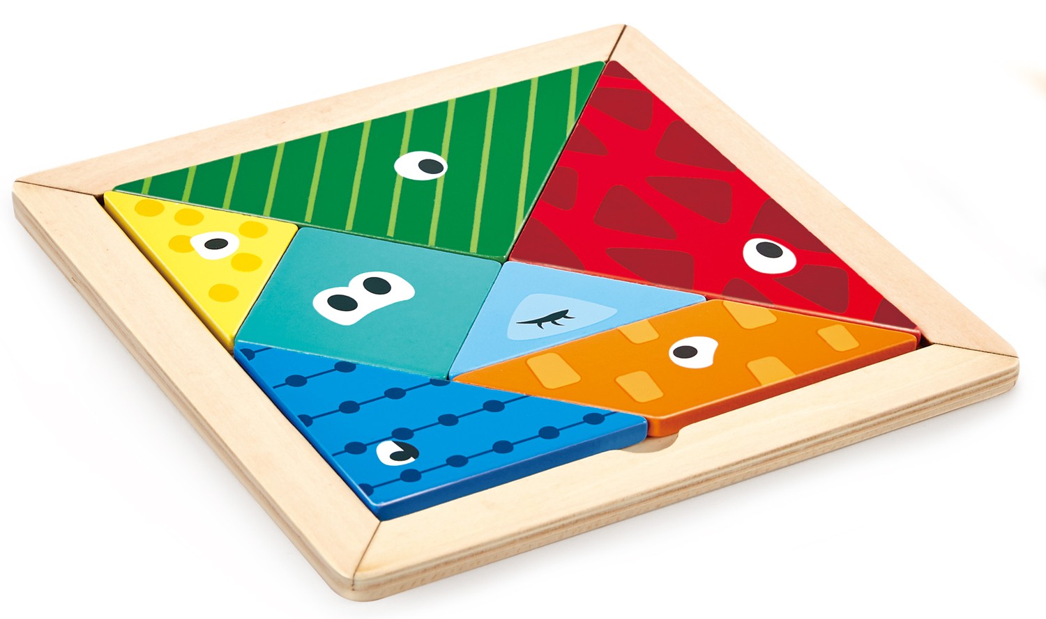 Дървена играчка, Hape, Танграм