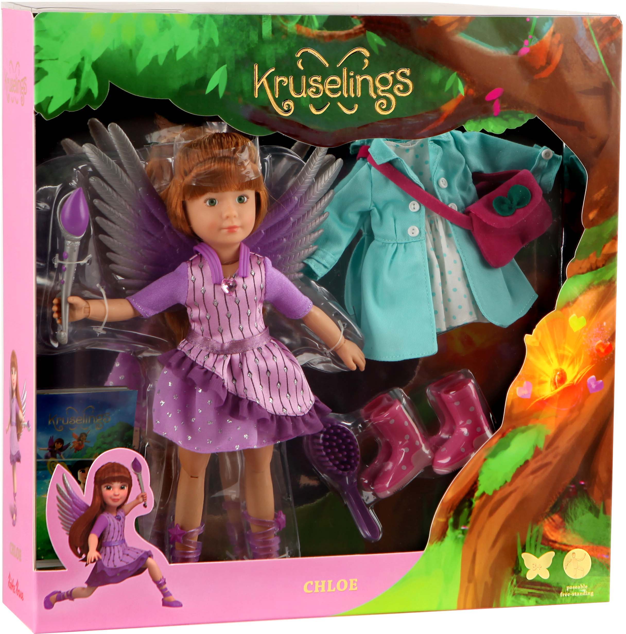 Кукла с аксесоари, Kuselings Doll, Фея Кло, 23 см