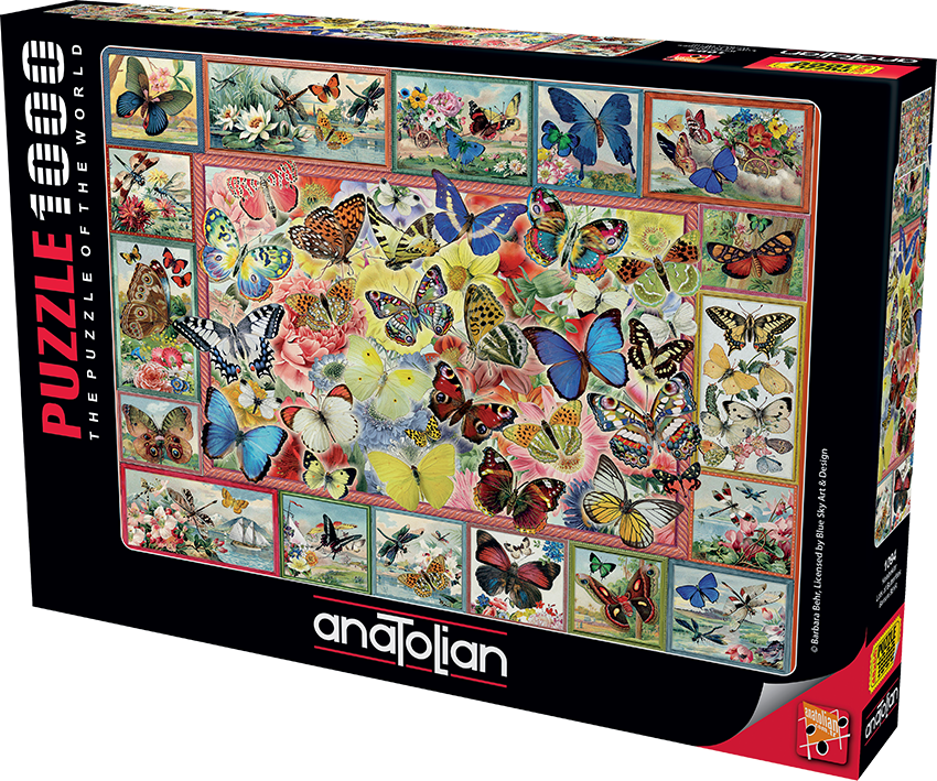 Пъзел, Anatolian, Пеперуди, 1000 части