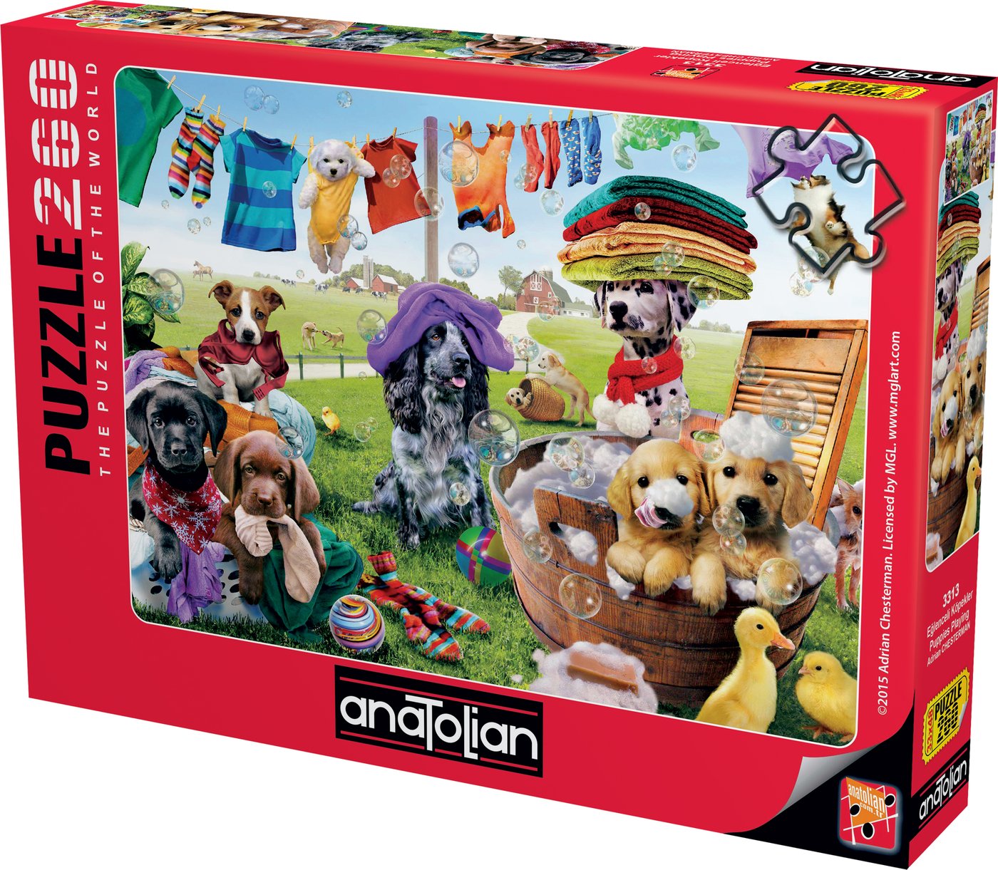 Пъзел, Anatolian, Игриви кученца, 260 части