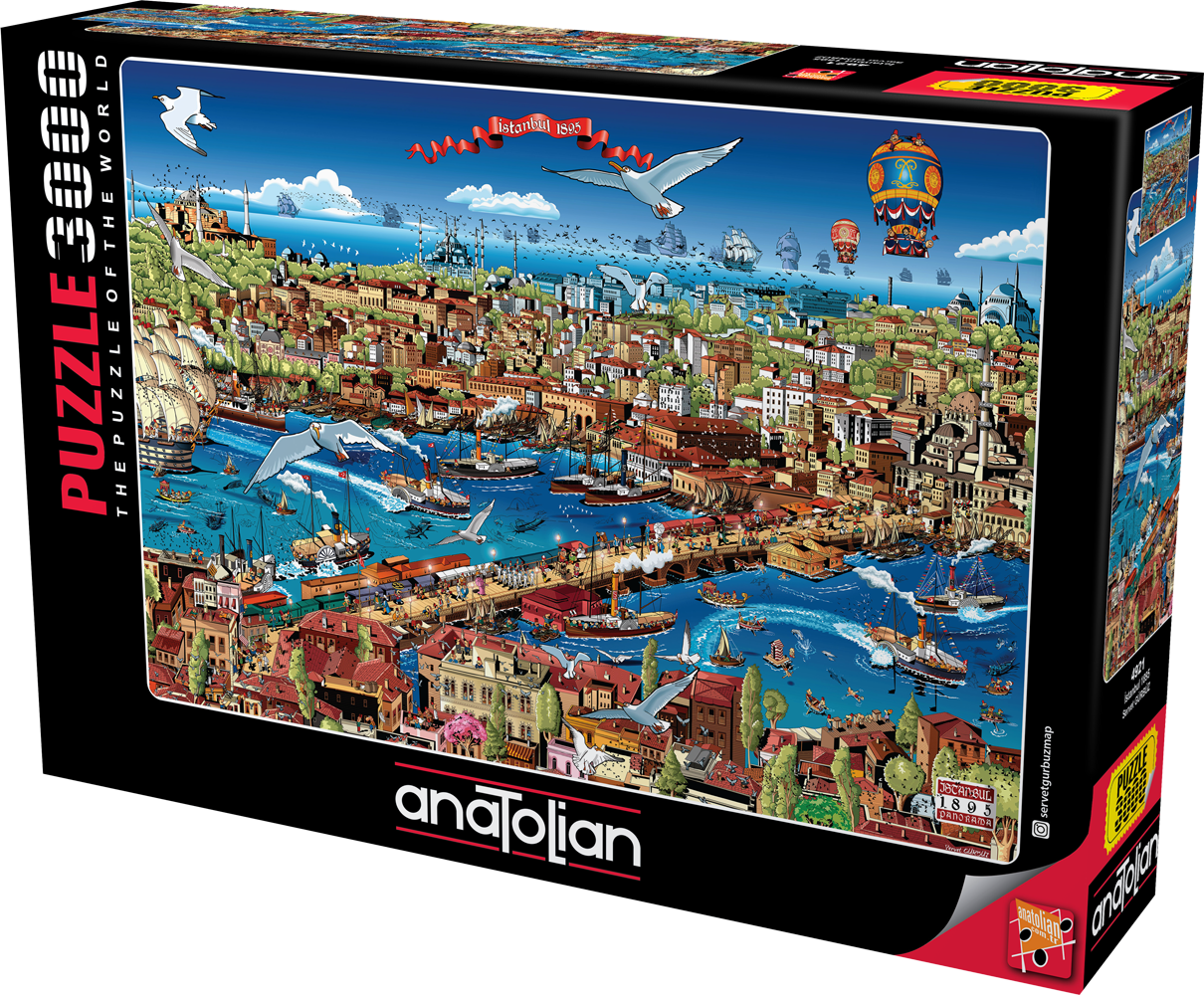 Пъзел, Anatolian, Истанбул 1895г., 3000 части