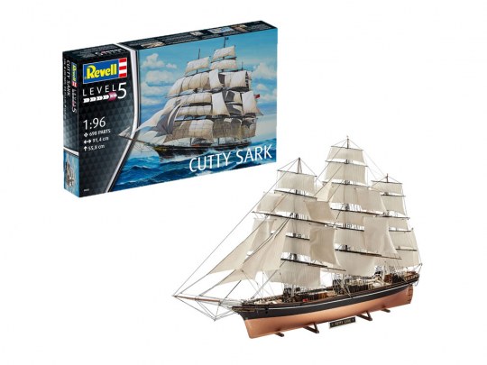 Сглобяем модел, Revell, Ветроходен кораб Къти Сарк, 698 части