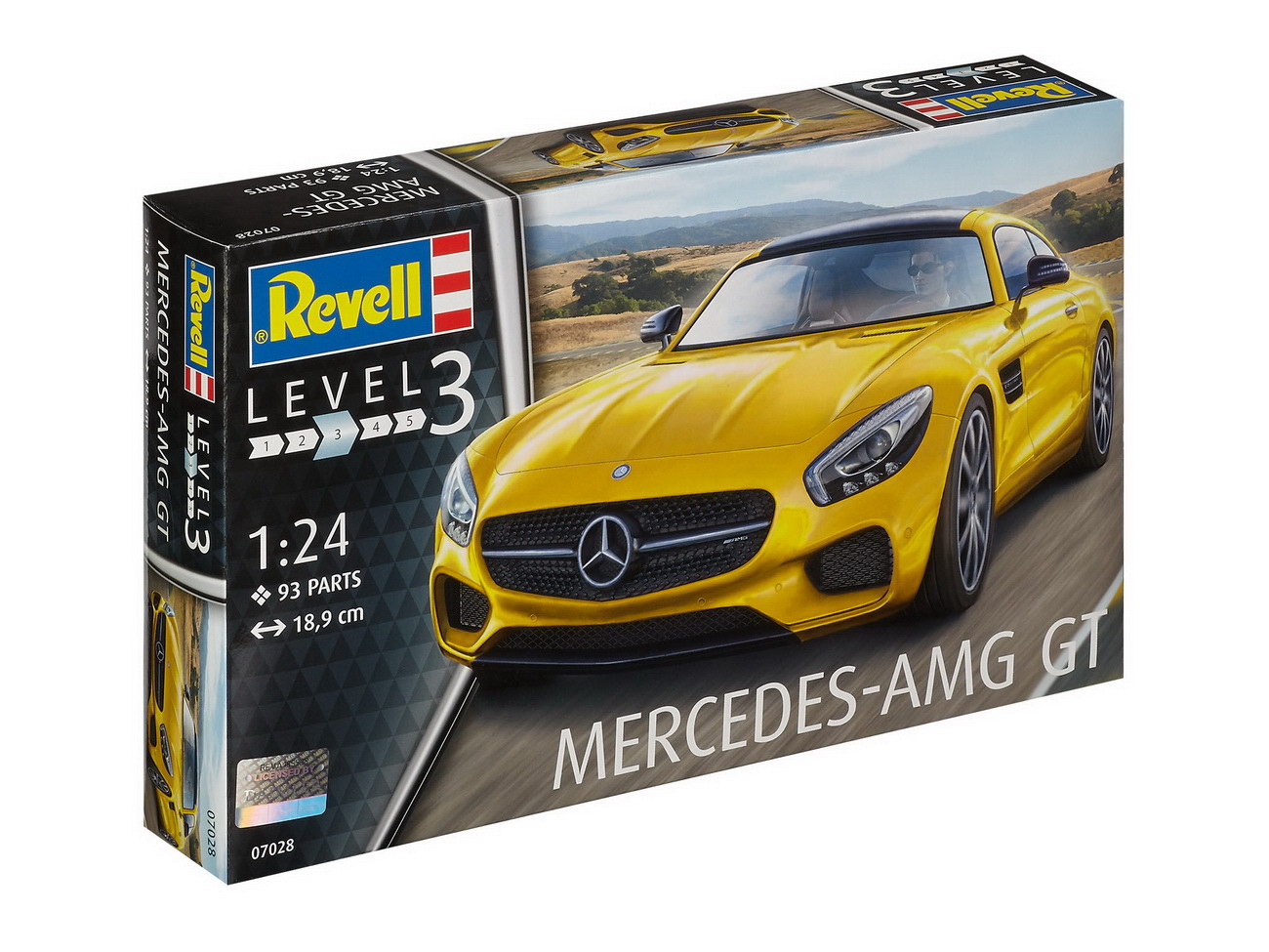Сглобяем модел, Revell, Mercedes AMG GT, 93 части