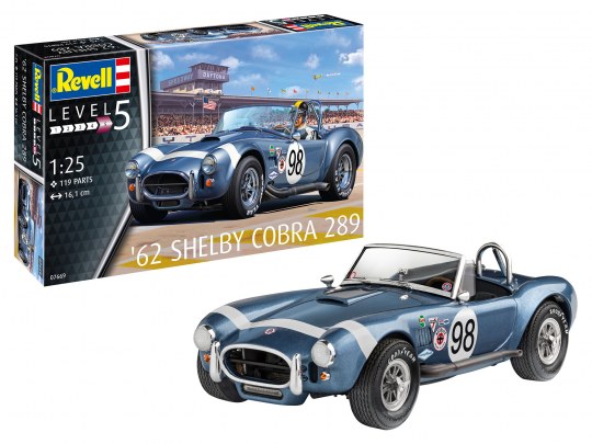 Сглобяем модел, Revell, Автомобил ′62 Shelby Cobra 289, 119 части