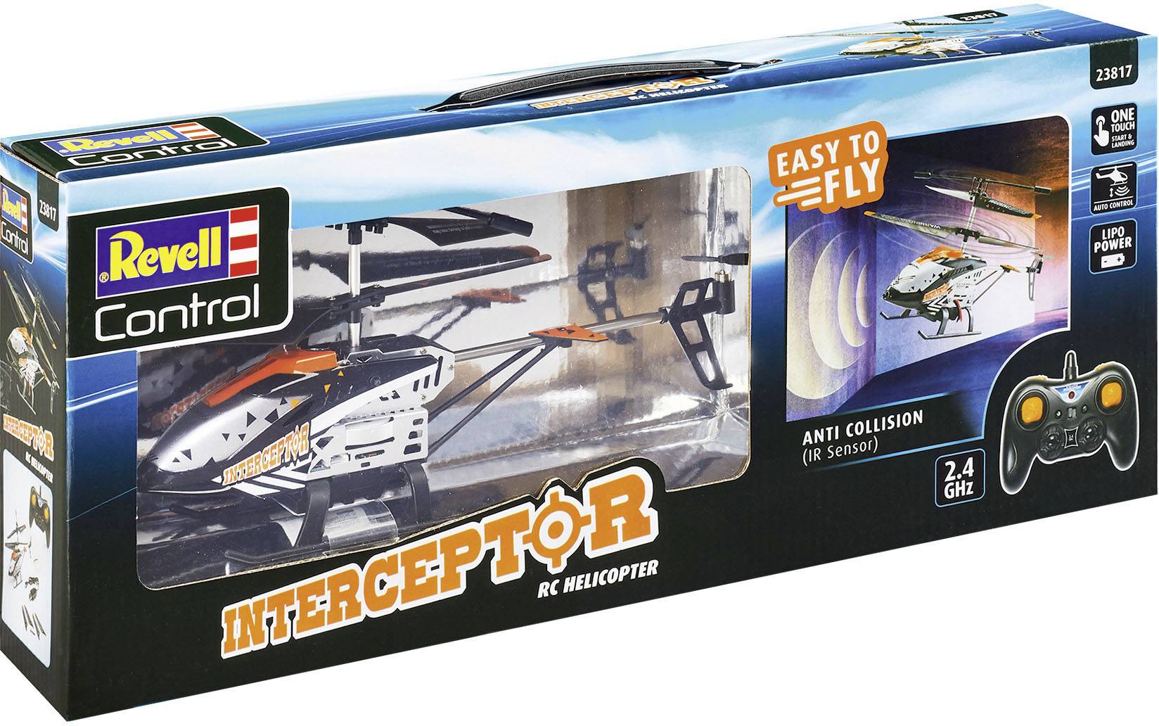 Хеликоптер с радио управление, Revell, Interceptor противоударен, RC