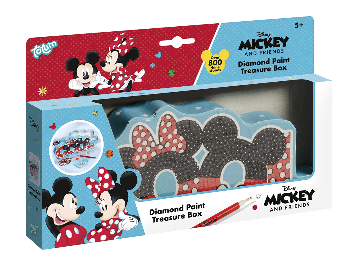 Творчески комплект, Totum, Mickey and friends, Декорирай сам кутия за съкровища