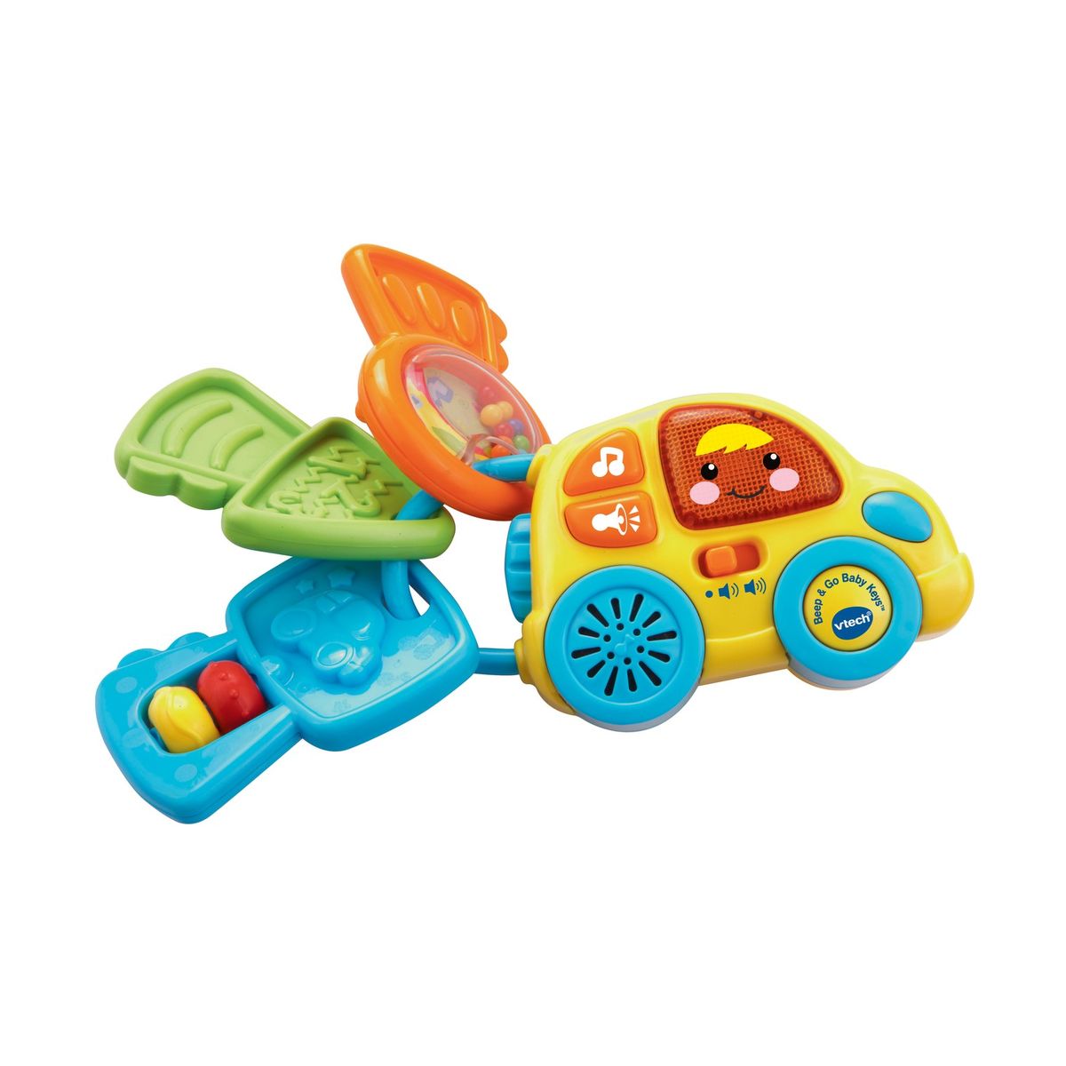 Интерактивна играчка, Vtech, Дрънкалка ключодържател със звук и светлина