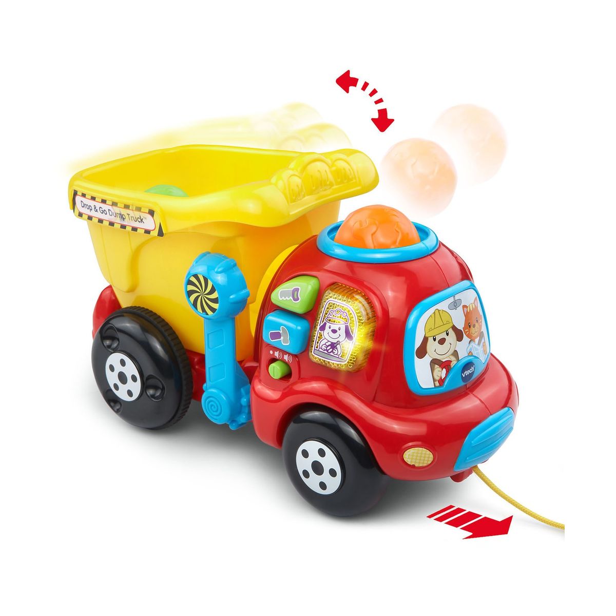 Интерактивна играчка, Vtech, Музикален камион за дърпане
