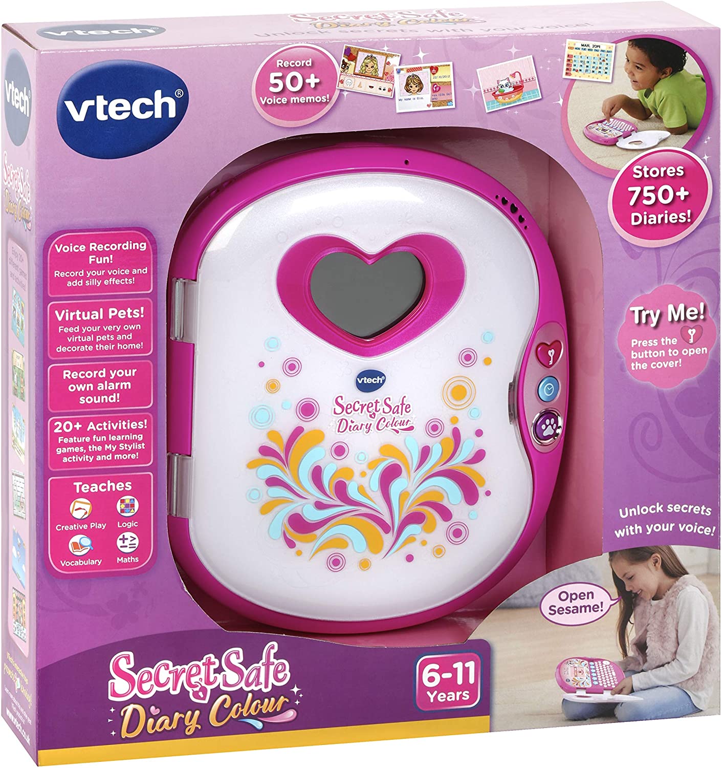 Интерактивна играчка, Vtech, Таен цветен дневеник