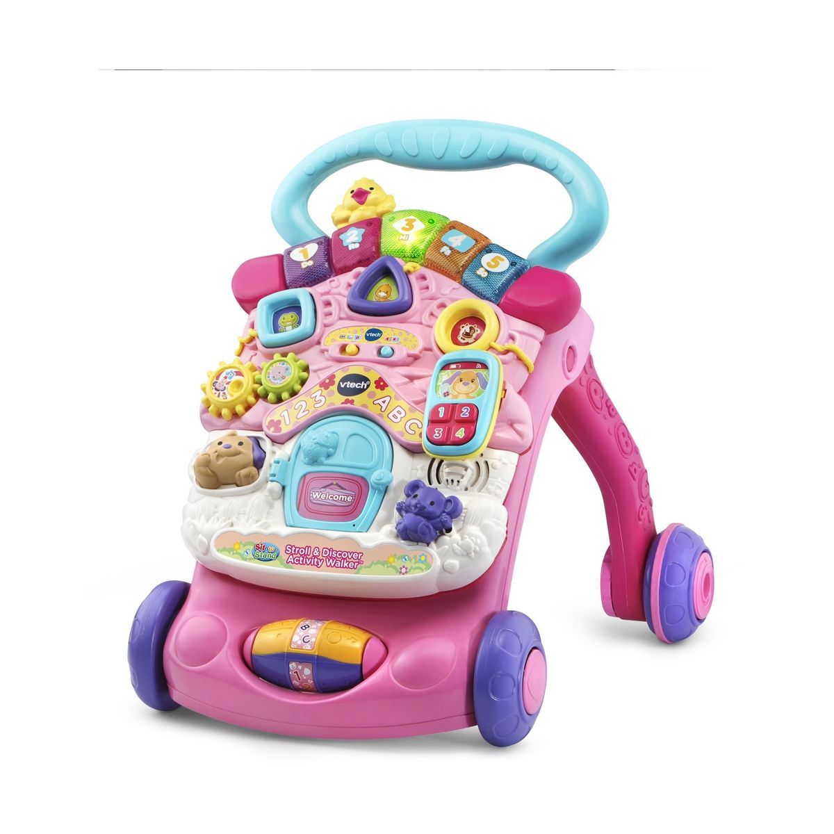 Interactive toy, Vtech, Activity walker, Pink