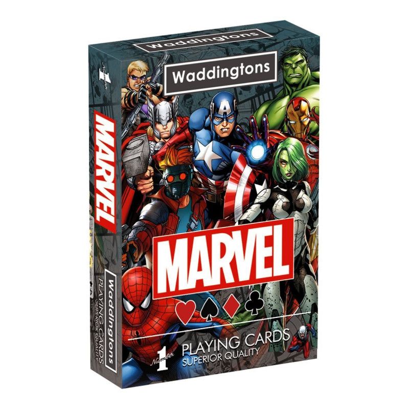 Playing Cards, Winning Moves, Waddingtons, Marvel